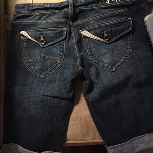 Jack Wills denim shorts.